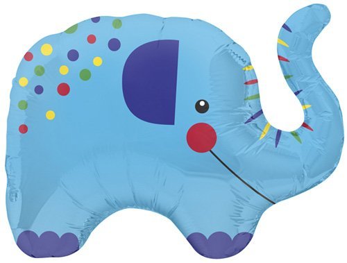 Jeckaroonie Balloons 11Pc Circus Elephant Balloon Bouquet Happy Birthday Decoration Carnival Animal #TOP1