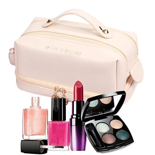 Bolsa de maquiagem - Saco de higiene de viagem de grande capacidade - Organizador de produtos de hig