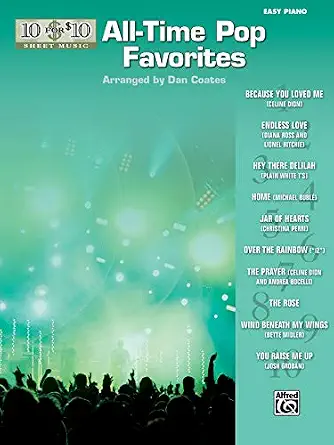 10 for 10 Sheet Music Ballads: Easy Piano Solos-Wow! eBook