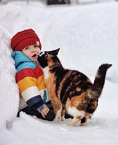 Image of Funky Junque Kids Baby Toddler Ribbed Knit Children's Winter Hat Beanie Cap