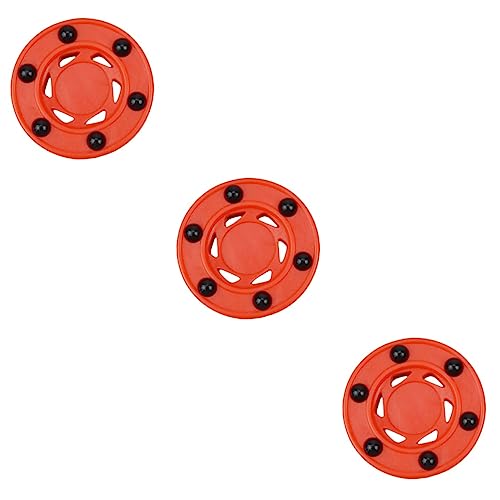 BESPORTBLE Pcs Improved Skills and Flexibility Nylon PVC Outdoor Hockey Pucks for Boys and Girls and Adults