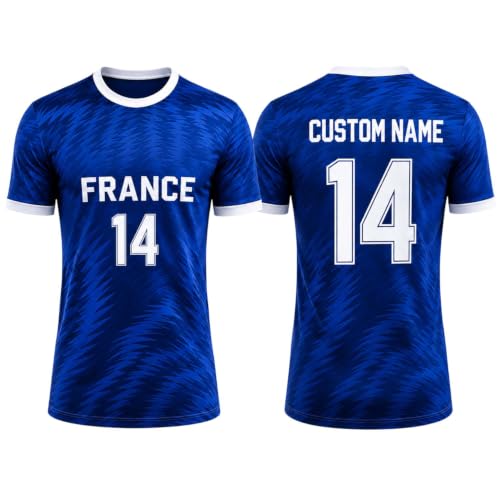 France Soccer Jersey 2026, Custom France Fan Jersey with Name Number, Personalized Francia Football Shirt, Country Pride Game Day Apparel for Men Women