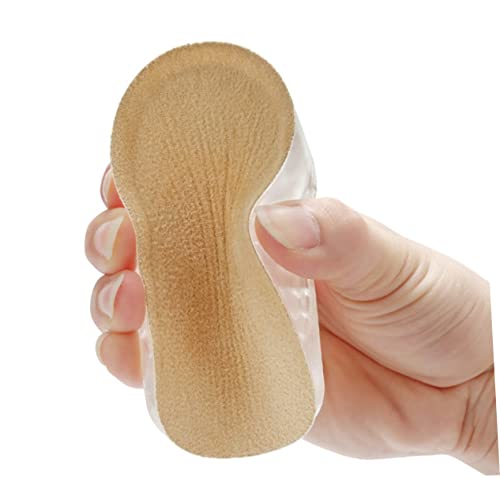 Ipetboom 2pairs Men Heel Raisers Heightening Insoles Non-Slip Invisible Insoles E-TPU Gel Material - Image 5