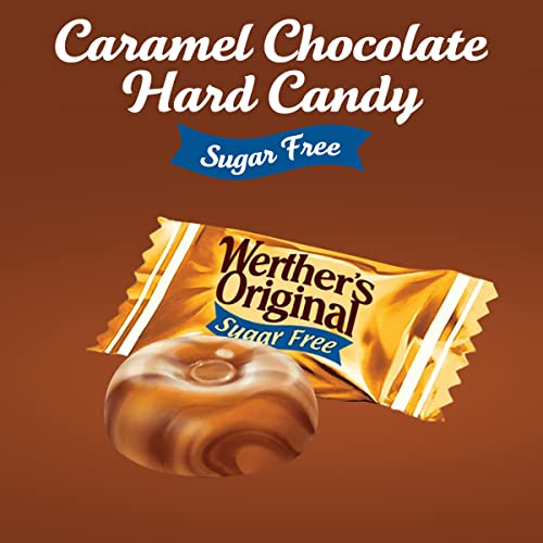 Werther's Original Hard Sugar Free Caramel Chocolate Candy, 1Lb Bulk Bags #TOP2