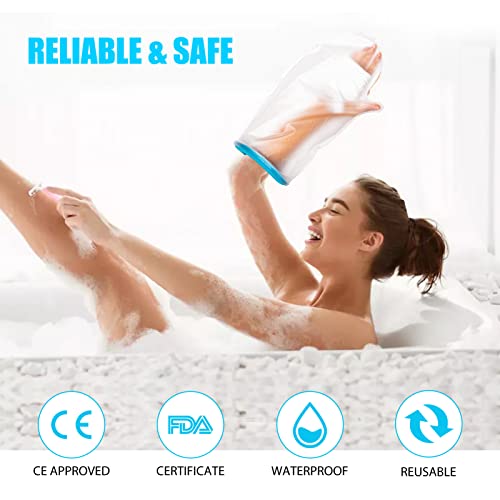BESUMYN Hand Cast Cover, Waterproof Cast Cover for Shower After Surgery, Plaster Cast Waterproof Cover for Wrist, Finger, Reusable Plaster Cast Bag for Bandages, Dressing, Wound Care Supplies - Image 5