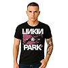 CRAZY FOR ROCK Linkin Park Men's Cotton T-Shirt, Soft and Breathable, Musical Men's T-Shirt with Original and Durable Print, Unisex Adult Boy, Black, L #1