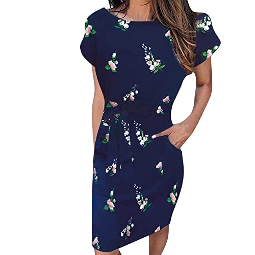 Vedolay Sleeveless Dress For Women Women's Summer Casual Striped Dress Sexy Sleeveless V Neck Spaghetti Strap Mini Dress Elastic Waist Beach Dress #TOP22