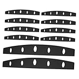 iplusmile 10 Stück Pizzaschneiderset Pizza-Zubehör lustige Küchenhelfer pp Black