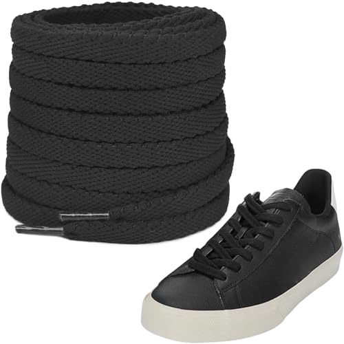 UamGlsob �|���G�X�e���C�Ђ� Veja Esplar/Campo/V-10/V-12/Nova�X�j�[�J�[�p�A5/16�C���`(8mm)�t���b�g�V���[�X�g�����O�����p�C�R, �u���b�N, 39"/100cm