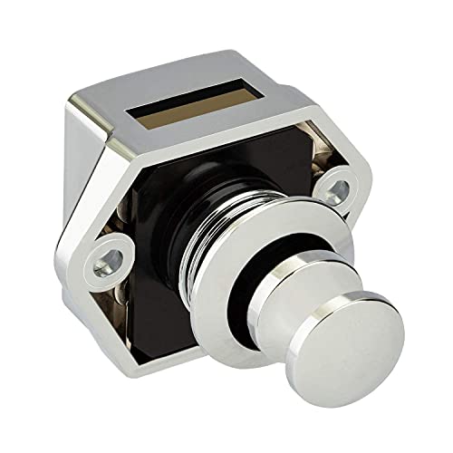 LESOLEIL Drukknopvergrendeling Duwdeurvergrendeling - voor Ship Yacht Horsebox Camper Van RV Motorhome Caravan Chrome 5… - Image 4