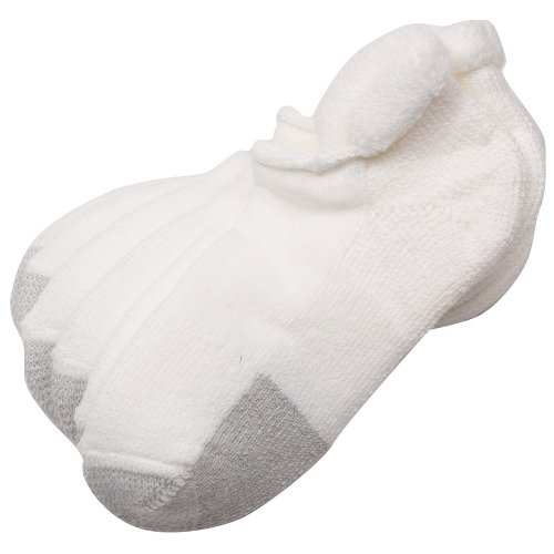 Thorlos Womens Max Cushion Rolltop Tennis Sock, White, Large US by Thorlos - Image 3