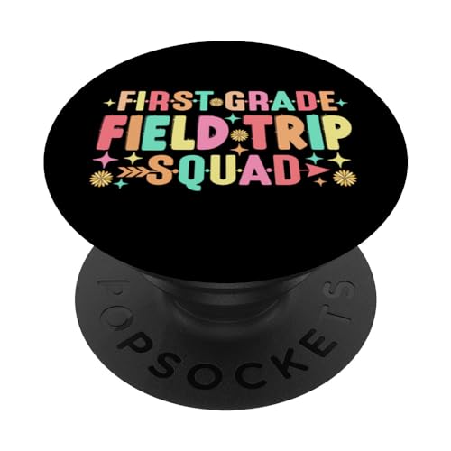 Teacher Students 1st First Grade Field Trip Squad Matching PopSockets Swappable PopGrip