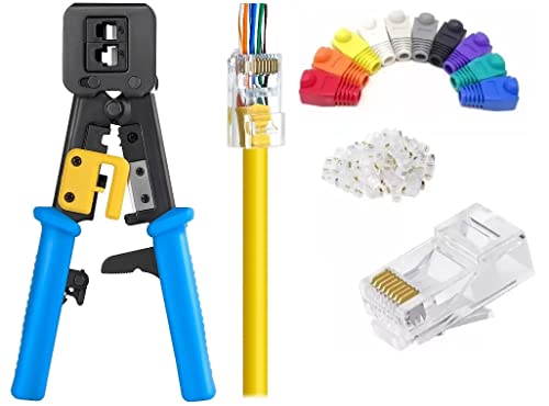 Scalebee Dual Modular Network RJ45 RJ11 RJ12 Crimping Tool (Pass-Through With RJ45 & Boot) (B0BV6LR9VT) Amazon Price History, Amazon Price Tracker