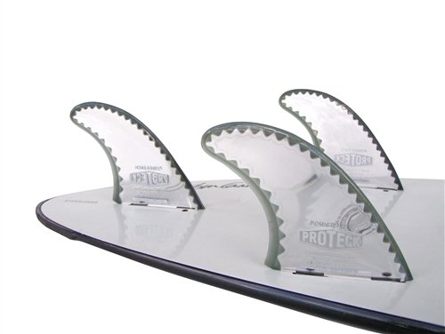 SurfCo - Pro Teck 4" Power Flex Fin Grom Thruster Set - Future (Set of 3 fins)
