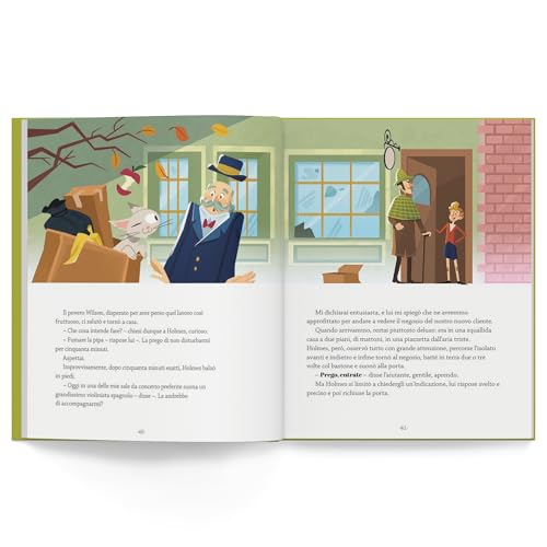 I Migliori Casi Di Sherlock Holmes. Studio In Rosso - Il Mastino Dei Baskerville - La Lega Dei Capelli Rossi / Libro Per Bambini Con Contenuti E Attività Extra - 4