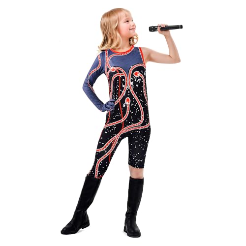 Disfraz de serpiente para niña bodysuit concierto cosplay miniatura 1