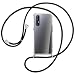 Produktbild mtb more energy® Handykette kompatibel mit Oppo Find X2 Neo (6.5'') - schwarz - Smartphone Hülle zum Umhängen - Anti Shock Full TPU Case