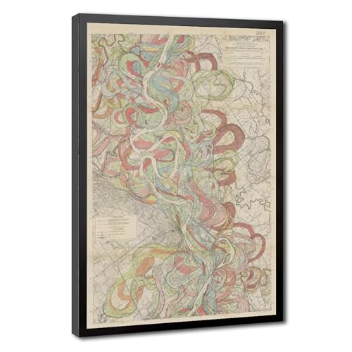 Toile Mississippi pour habiller un mur de bureau vide cadre inclus