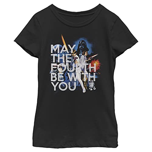 Image of STAR WARS Girl's May the Fourth Classic Scene T-Shirt