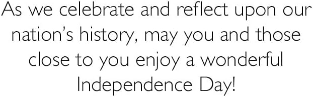 Independence Day Cards for Family & Business (Red White & Blue Dots) Happy 4th of July Bulk Greeting Card Set Pack of 25 with Red Envelopes (5x7 inch - A7) Office, Work, Employees & Clients (JF1803)