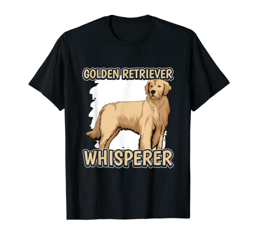 Golden Retriever Flüsterer Whisperer Goldie Hund T-Shirt