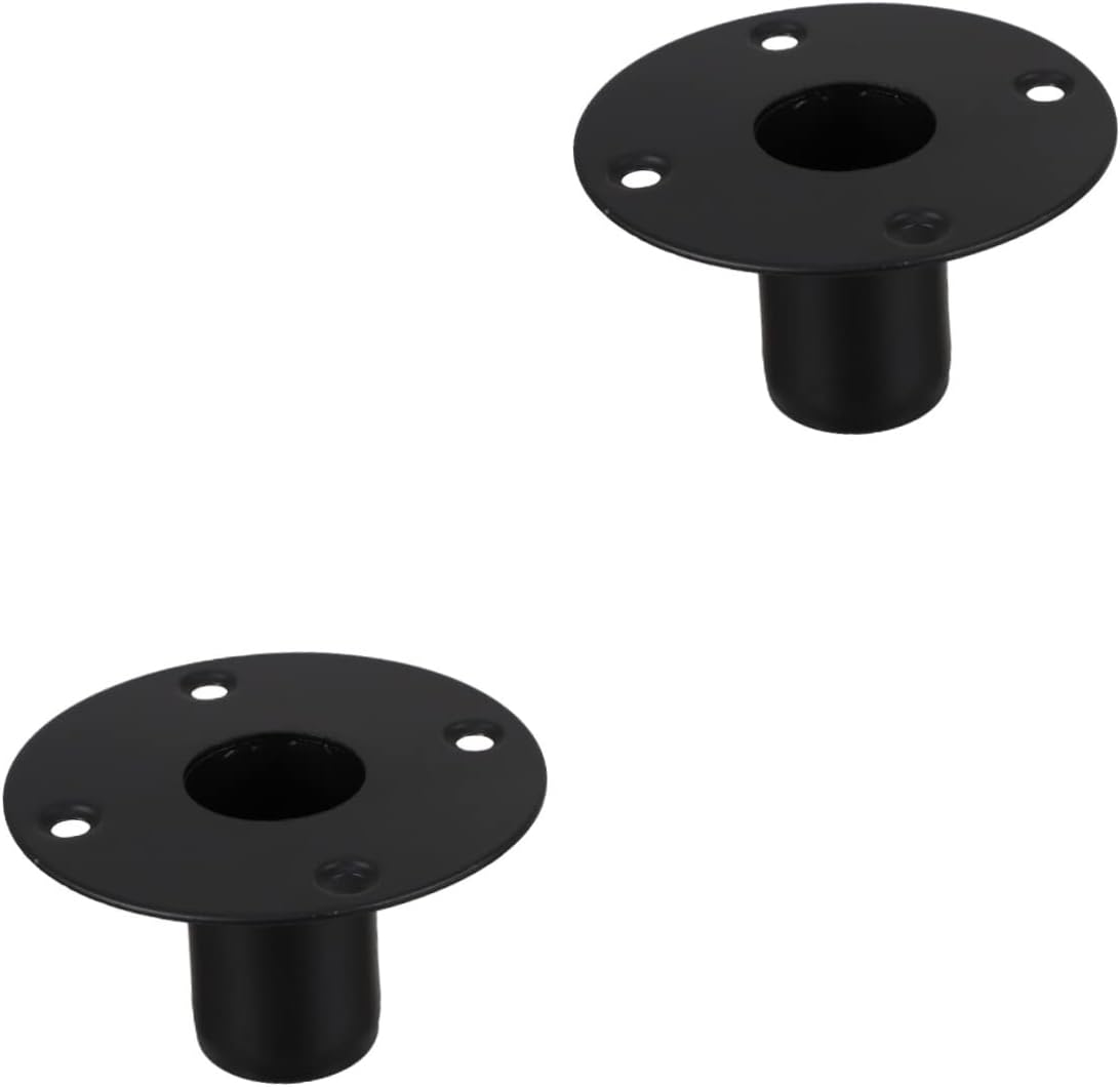 2 pcs Speaker Iron Bottom Speaker Mount Bracket dj Stand Tripod Feet Brass Base Mat Iron Holder Bracket s