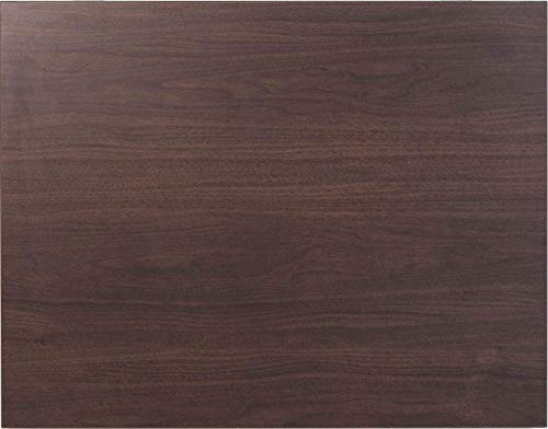 Image of INVISIBLE BED Folding Wooden Wall Mounted Study Desk, Foldable Laptop /Office Table with Free Wallshelf (Dark Walnut Finish - 67.5cm x 56cm) - 100% Made in India