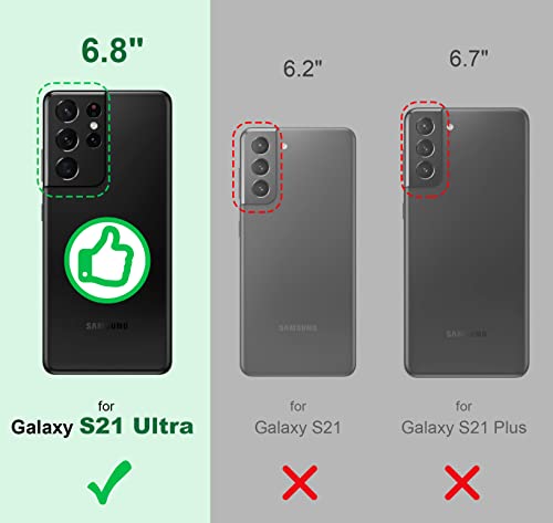 Silverback Custodia per Galaxy S21 Ultra, Custodia...