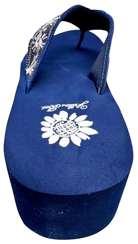 Yellow Box Women's Villa Wedge Sandal, Round Toe, 1.75 Inch Heel, 0.75 Inch Platform, Comfortable Flip-Flop3