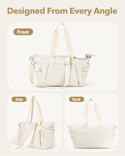 Image of Small Gym Bag for Women, Lightweight Mini Duffle Bag with Wet Compartment, Perfect as a Travel Carry On or Crossbody Weekender for Sport, Workout & Dance