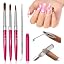 1-Acrylic Nail Brush 3pcs