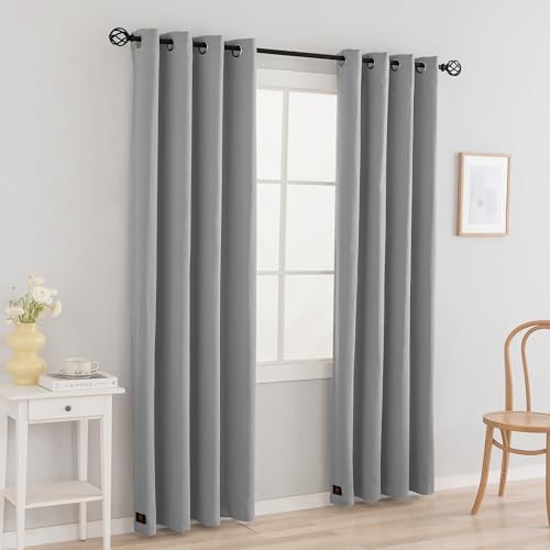 Cortinas para oscurecer la habitación con protección ignífuga para dormitorios 2