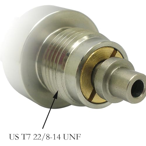 New 304 Stainless Steel High Pressure Valve for Condor Airgun PCP Airforce (TOP HAT ID/OD: 5.5/9 mm)