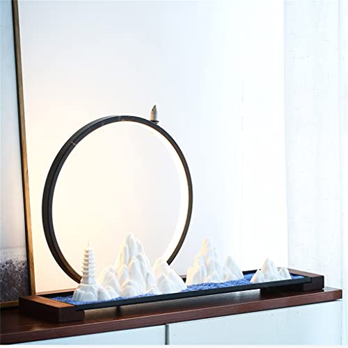 Renslat Backflow Incense Burner Home Decoration Waterfall Diffuser Garden Room Decoration Ornaments (Color : A, Size : 56.4 * 12.2 * 31.7Cm) #TOP4