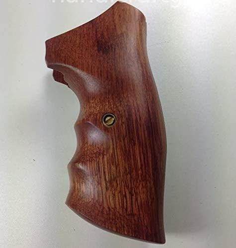 BMPL New Hardwood Rugerr Sp101 Grips Model Finger Groove Smooth Handcraft Handmade Wood Revolver