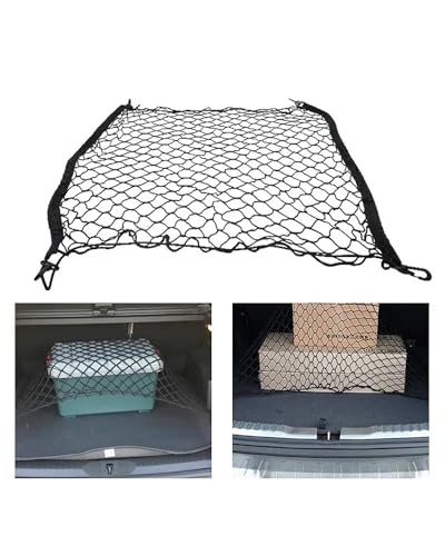 Filet de coffre de voiture extensible nylon élastique avec crochets