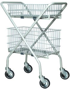 Versacart Folding Utility Cart: Versacart, baskets sold separately