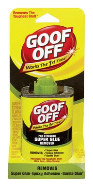 Goof Off Fg677 4 Oz Goof Off Super Glue Remover6
