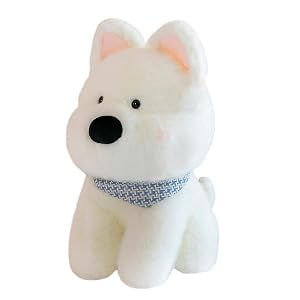 Cute West Highland White Terrier Dog Stuffed Animals Soft West Highland Plush Scottish Terrier Westie Puppy Stuffed Dog