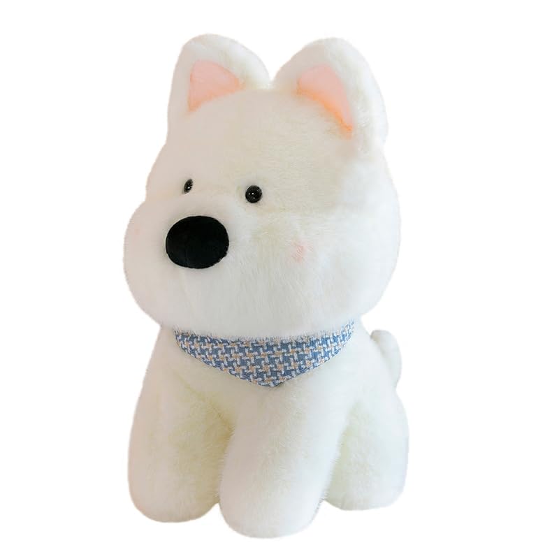 Cute West Highland White Terrier Dog Stuffed Animals Soft West Highland Plush Scottish Terrier Westie Puppy Stuffed Dog