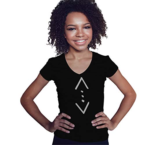 Lapi Boutique Cukur Turkish Camisa Negra de Cuello en V para Mujer Size XL