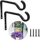 【Rostfrei und langlebig】 Schwarzer Lack ist attraktiv, rostbeständig und schützt vor den härtesten Witterungs- und Umwelteinflüssen, verlängert die Lebensdauer des Produkts und erhält das Aussehen und die Funktion.