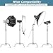ITOTIN Heavy Duty C Stand with Boom Arm, Stainless Steel Heavy Duty Photography Light Stand, Adjustable Height 4.9ft-10.8ft, with 4.1ft Holding Arm, for Reflector, Umbrella, Softbox, Monolight
