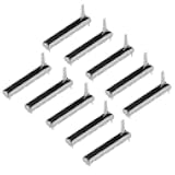 WMYCONGCONG 10 PCS Fader Variable Resistors 10K Ohm Slide Potentiometer Double Linear 10K Electronic Potentiometer