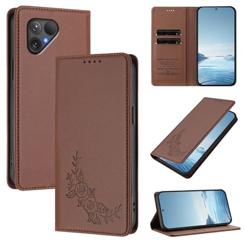�Ή��@�� for Fairphone 5 �t���b�v���X�^���h �}�O�l�b�g�J�� �E�H���b�g�^�P�[�X Brown