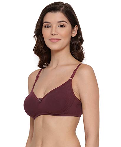 Image of Lyra Women's Moulded Encircled Bra(513) Pack of 2 White & Black,30B