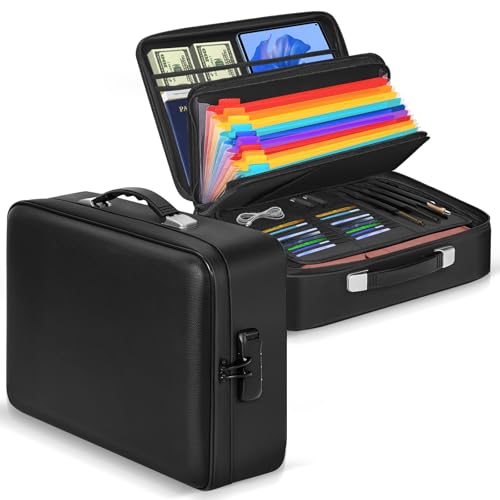 Fireproof Document Box with Combination Lock, Waterproof, Used for Storing