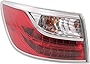 Evan-Fischer Tail Light Assembly Compatible with 2010-2012 Mazda CX-9 Outer Driver Side