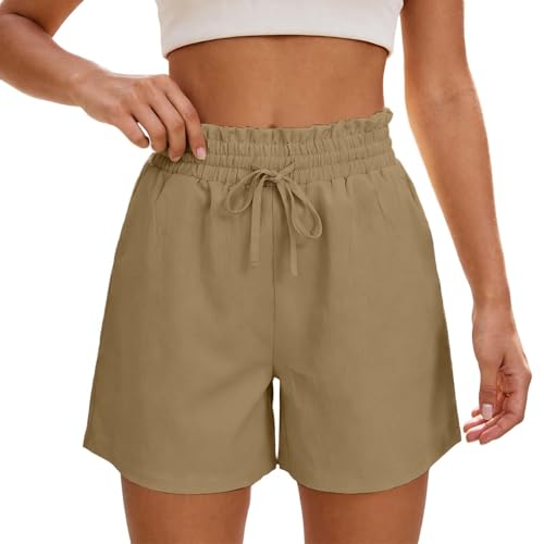 Short été fluide taille haute anti-frottement idéal pour les fortes chaleurs