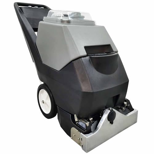 EQCOTWEA Commercial Carpet Cleaning Machine 3-in-1 Extractor Hand Pushed Hot&Cold Water Carpet...
